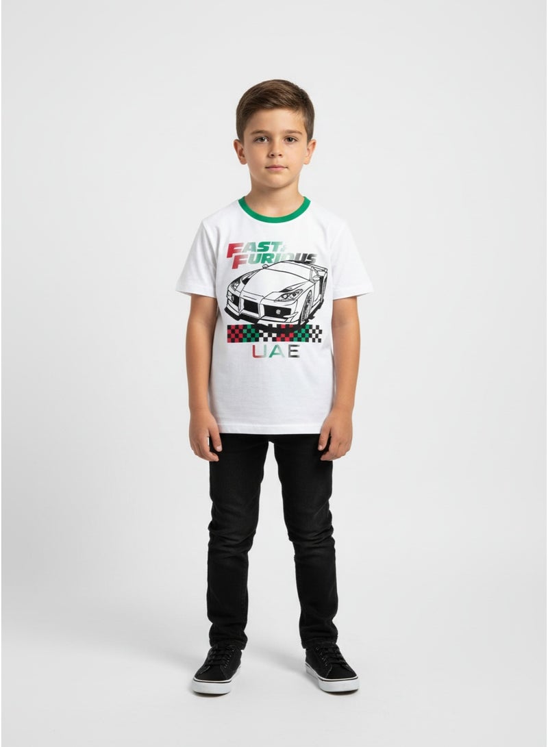 general T-SHIRT BOYS SOUVENIR SS 2-8 YRS HT-FAST & FURIOUS - Image 3