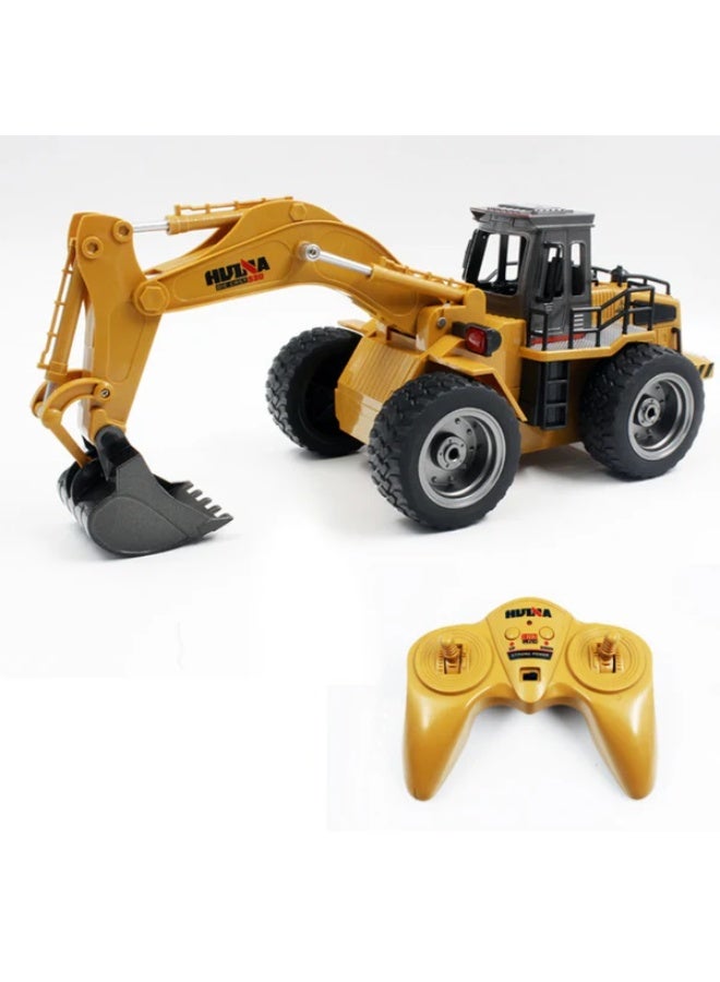 Huina 1530 RC Excavator Rooter – 1:18 Remote Control Construction Vehicle with 6CH Functions & 50m Control Distance - Image 1