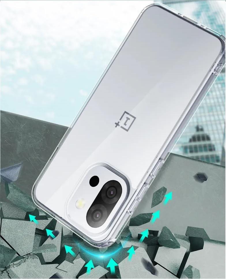 Realcase غطاء خلفي سيليكون لهاتف Oneplus 13S 5G، مقاوم للخدوش، شفاف كريستالي، واقي للصدمات، غطاء خلفي لهاتف Oneplus 13S 5G - Image 5