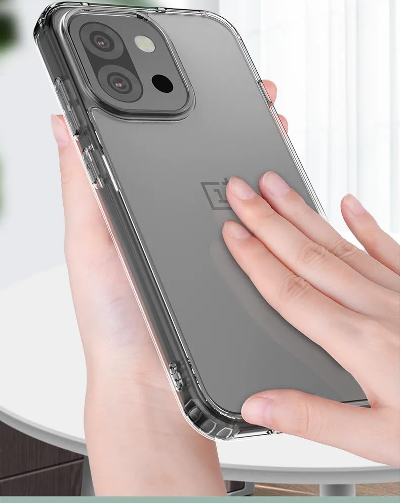 Realcase غطاء خلفي سيليكون لهاتف Oneplus 13S 5G، مقاوم للخدوش، شفاف كريستالي، واقي للصدمات، غطاء خلفي لهاتف Oneplus 13S 5G - Image 3
