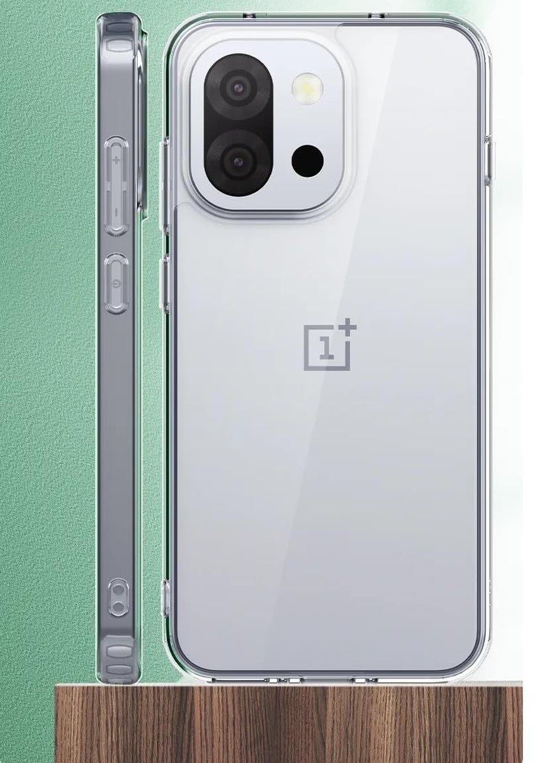 Realcase غطاء خلفي سيليكون لهاتف Oneplus 13S 5G، مقاوم للخدوش، شفاف كريستالي، واقي للصدمات، غطاء خلفي لهاتف Oneplus 13S 5G - Image 2