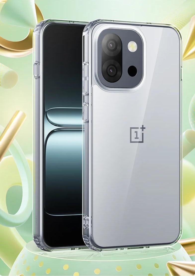 Realcase غطاء خلفي سيليكون لهاتف Oneplus 13S 5G، مقاوم للخدوش، شفاف كريستالي، واقي للصدمات، غطاء خلفي لهاتف Oneplus 13S 5G - Image 1