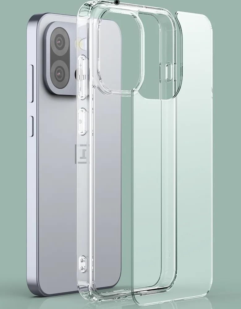 Realcase غطاء خلفي سيليكون لهاتف Oneplus 13S 5G، مقاوم للخدوش، شفاف كريستالي، واقي للصدمات، غطاء خلفي لهاتف Oneplus 13S 5G - Image 4