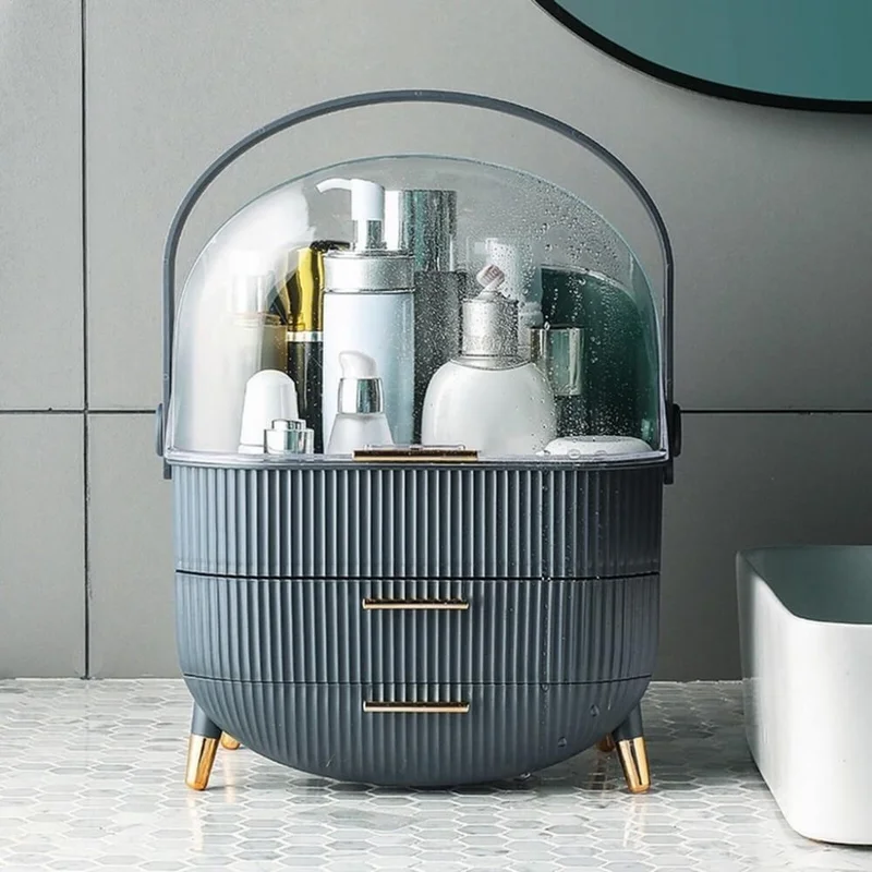Piev House By House Drawer Makeup Cosmetic Organizer Organizer Gray