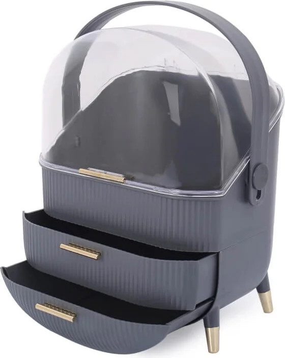 Piev House By House Drawer Makeup Cosmetic Organizer Organizer Gray