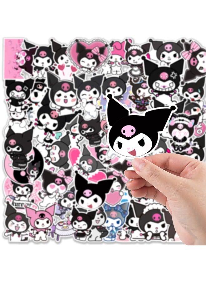 50-Piece Sanrio Kurumi Laptop Skateboarding Luggage Cup Mobile Phone Case Decoration Waterproof Stickers - Image 3