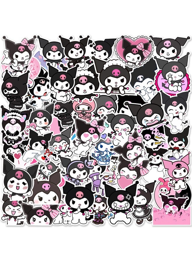 50-Piece Sanrio Kurumi Laptop Skateboarding Luggage Cup Mobile Phone Case Decoration Waterproof Stickers - Image 2