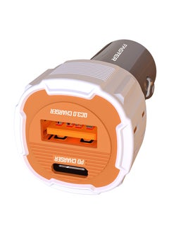 Faster 20W Dual Port Fast Car Charger - Car Mobile Charger with USB-C and USB-A Ports - Built-in Safety Features, Stable Charging in Bumpy Conditions - Fast Charging Compatible with iPhone Android  - Image 2