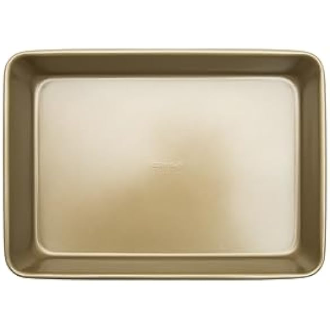 بيرجنر صينية تحميص مستطيلة من الفولاذ الكربوني Bakeright Pro بطول 35 سم × عرض 25 سم × ارتفاع 6 سم، لون بني فاتح - Image 3