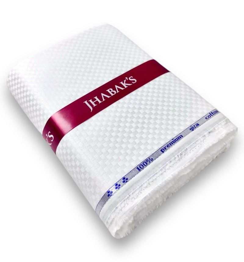 JHABAK'S 100% Pure Cotton Tencel Unstitched Fabric - LUXURIA Collection for Men - 1.60M / 2.10M - 58 inches width - Image 1