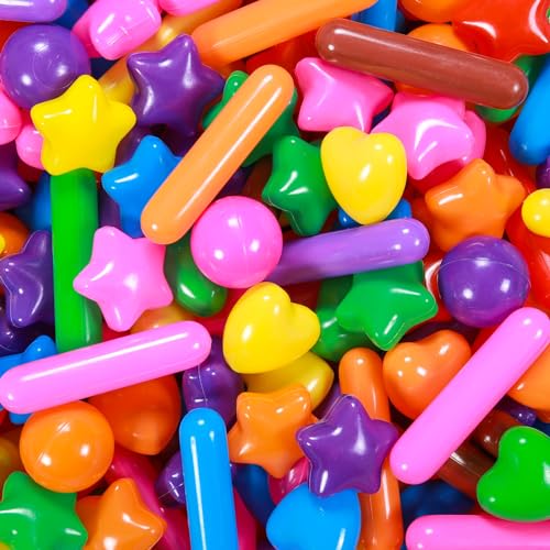 STARBOLO Ball Pit Balls for Kids Pack of 150 Colorful Ball Pit Balls Crush Proof Plastic Toy Balls for Toddlers Ball Pit Ball Pit Play Tent Baby Pool Water Toys - Image 1