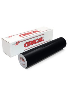 ORACAL 651 Glossy Vinyl Roll 12 Inches by 150 Feet - Black