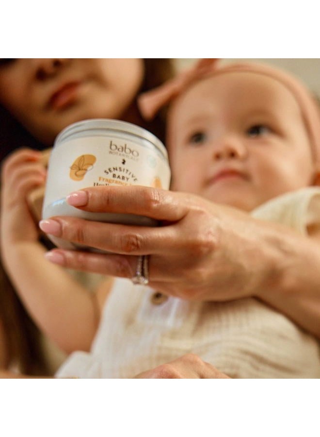 Babo Botanicals Sensitive Baby Fragrance-Free All Natural Healing Ointment - 99% Organic & 1% Colloidal Oat - Steroid-Free - NSF Certified - For Eczema, Irritated/Itchy Skin - Face, Body, Diaper Area - Image 4