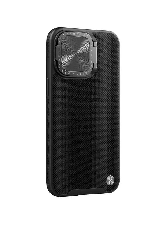Nillkin Textured Prop Magnetic fiber nylon case for Apple iPhone 15 Pro 6.1 (2023)-Black - Image 2