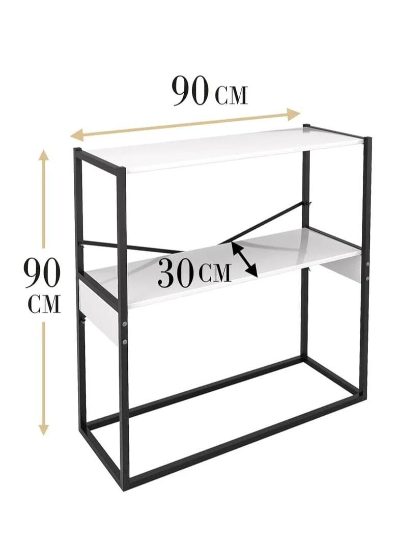 إكسبرت طاولة ركن القهوة، طاولة كونسول للمدخل وغرفة المعيشة ، ترتيب وتنيظم احتياجاتك، طاولة قهوة جانبية،   أبيض، خشبEI-306 - Image 5