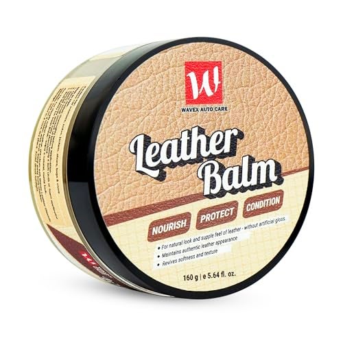 Wavex Leather Balm – Nourish, Protect & Condition | Restores Natural Leather Look Without Artificial Gloss | Non-Greasy Leather Conditioner for Car Seats, Sofas, Jackets, Shoes & Bags - Image 2