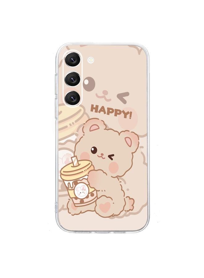 S-TOP Case For Samsung Galaxy S23+ 5G Colored Drawing Pattern Transparent TPU Phone Case - Image 3