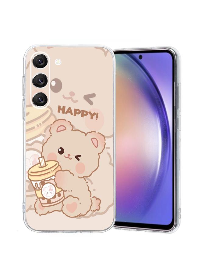 S-TOP Case For Samsung Galaxy S23+ 5G Colored Drawing Pattern Transparent TPU Phone Case - Image 1