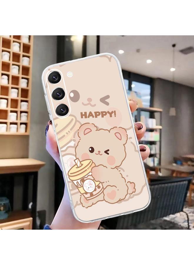 S-TOP Case For Samsung Galaxy S23+ 5G Colored Drawing Pattern Transparent TPU Phone Case - Image 2