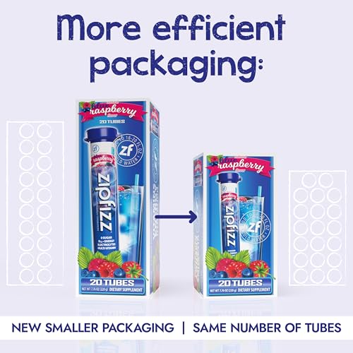 Zipfizz Daily Energy Drink Powder Blue Raspberry 20 Pack  3in1 Sustained Energy Rapid Hydration and Essential Vitamins  SugarFree  Electrolyte Powder  Contains Vitamin B12  Antioxidants - Image 5