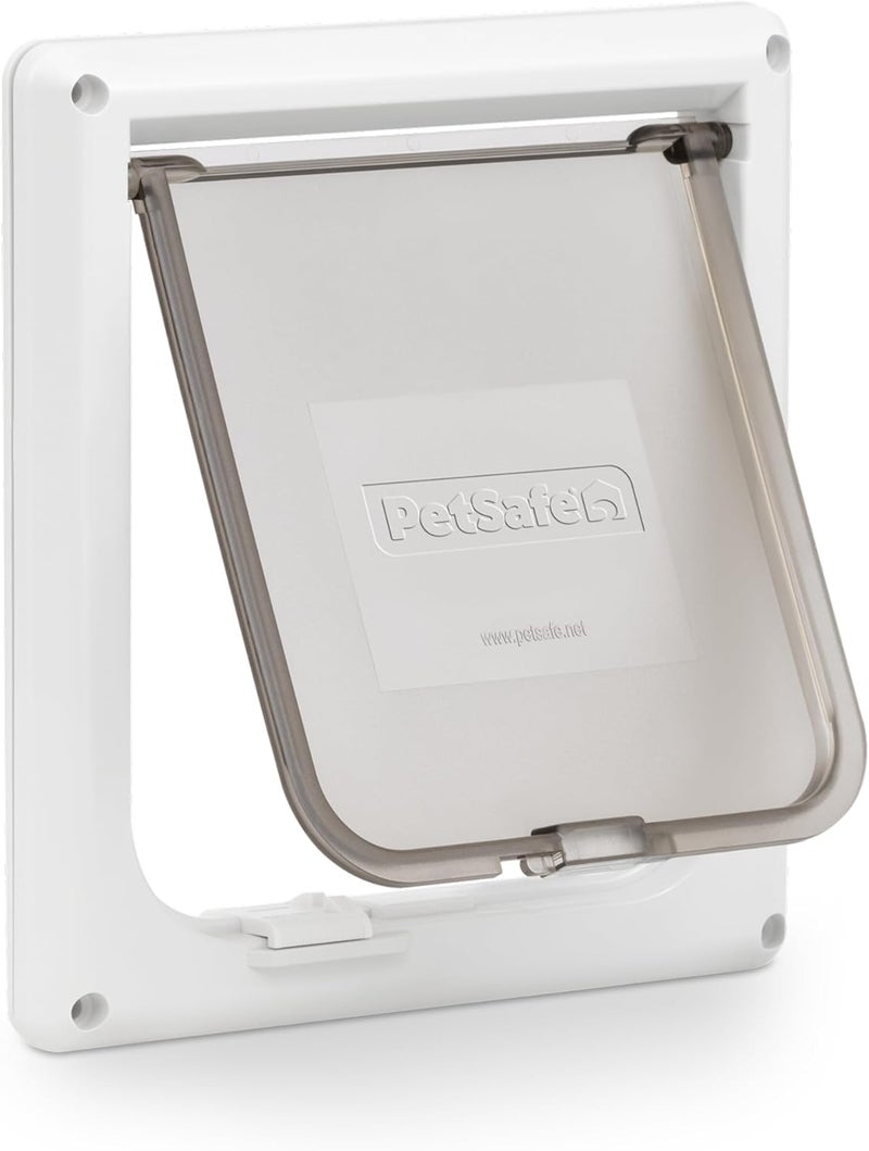 PetSafe Interior Cat Door with 2-Way Locking Flap - Tinted Privacy Door for Litter Box or Pet Feeder - Image 1