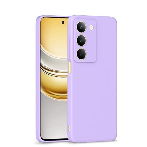 Pikkme Back Cover for Realme Narzo 80x 5G / Realme P3x 5G / Realme 14X 5G | Camera Protection Shockproof Soft Matte Silicone Bumper Case (Purple) - Image 1