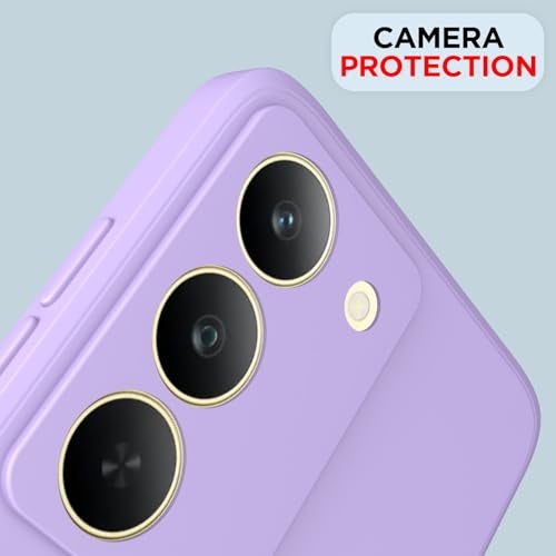 Pikkme Back Cover for Realme Narzo 80x 5G / Realme P3x 5G / Realme 14X 5G | Camera Protection Shockproof Soft Matte Silicone Bumper Case (Purple) - Image 5