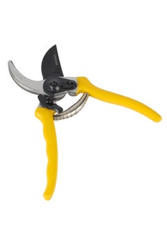 Epsilon Epsilon 50 mm High Carbon Steel Pruning Shear- EPSGT1351/ Durable, Equipped with Comfortable Handle with PVC Dripping, Strong Aluminum Die Cast Construction/ Light-Weight, Heavy-Duty Plant Cutter, Ideal for Removing Unwanted Branches, Garden Use, Farm Use/ Black and Yellow  - Image 2