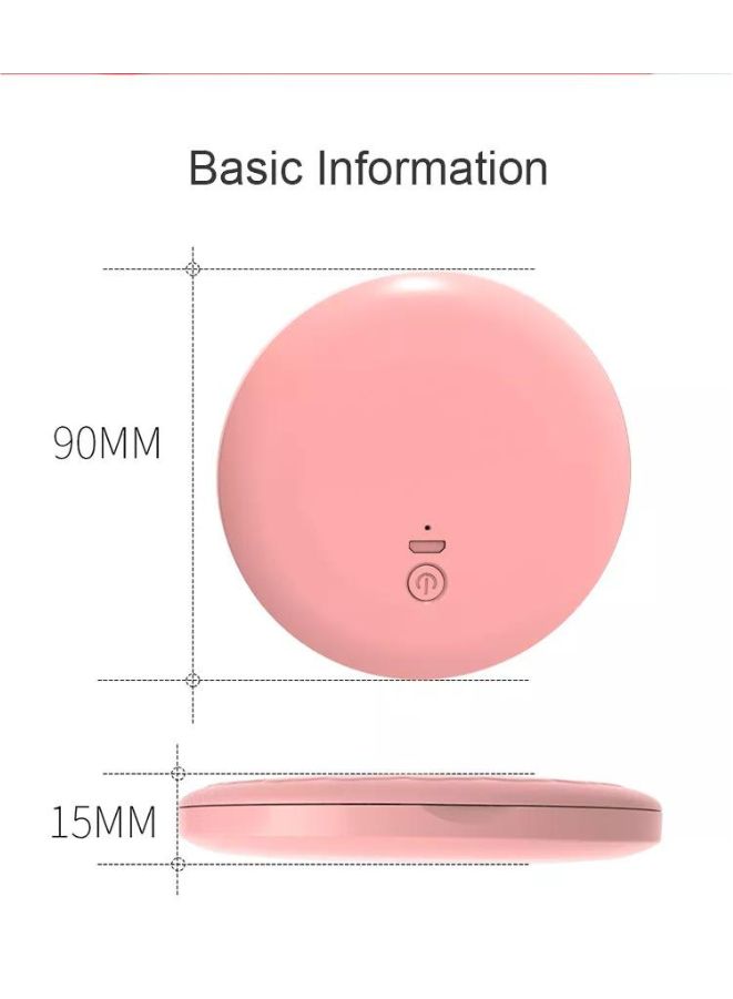 Rechargeable Compact Mirror with Light 1x/2x Magnification Dimmable Lighted Travel Makeup Mirror LED Compact Mirror for Purses Pocket Touch Switch Type-c Charging Daylight Portable Handheld White  - Image 5