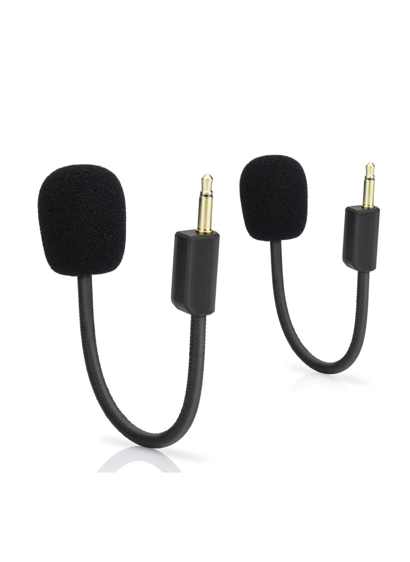 SYOSI 2Pcs Blackshark V2 Mic Replacement, Compatible with Razer BlackShark V2 and V2 Pro Gaming Headsets, 3.5mm Detachable Game Boom Microphone  - Image 1