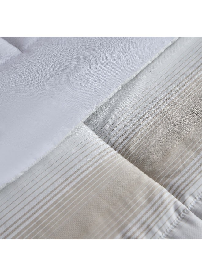 Home Box Verve 2-Piece Yarn Dyed Microfiber Single Comforter Set 220 x 135 cm - Image 1