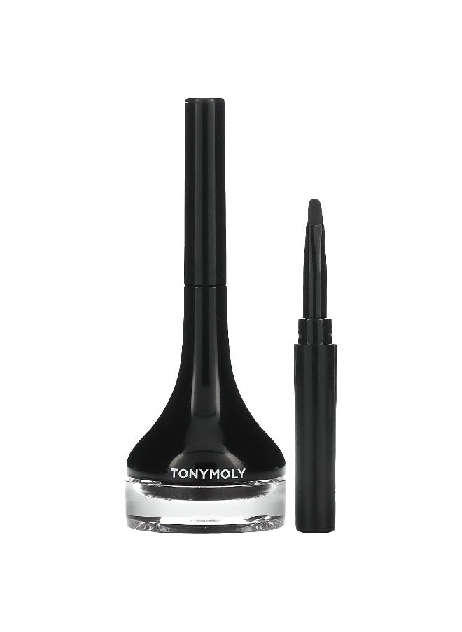 Tony Moly TonyMoly, Back Gel Eyeliner, 01 Black, 4 g  - Image 1