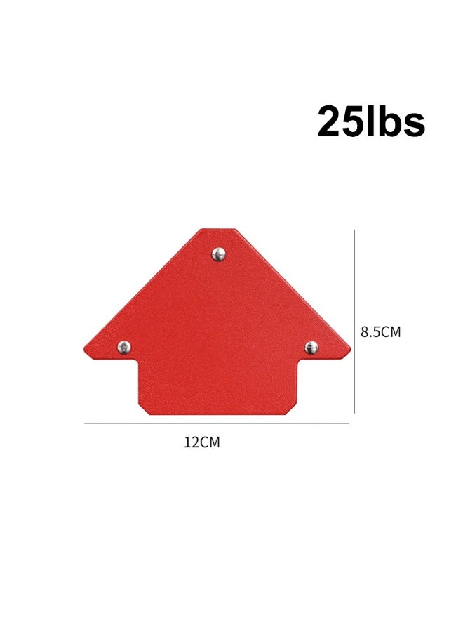 ديفاونز مجموعة مغناطيسات اللحام المكونة من 6 قطع - مشابك سهم مغناطيسية قوية التثبيت لزوايا 45 درجة و90 درجة و135 درجة، وتحديد المواقع بدون استخدام اليدين للحام واللحام والتجميع والأعمال المعدنية - Image 3