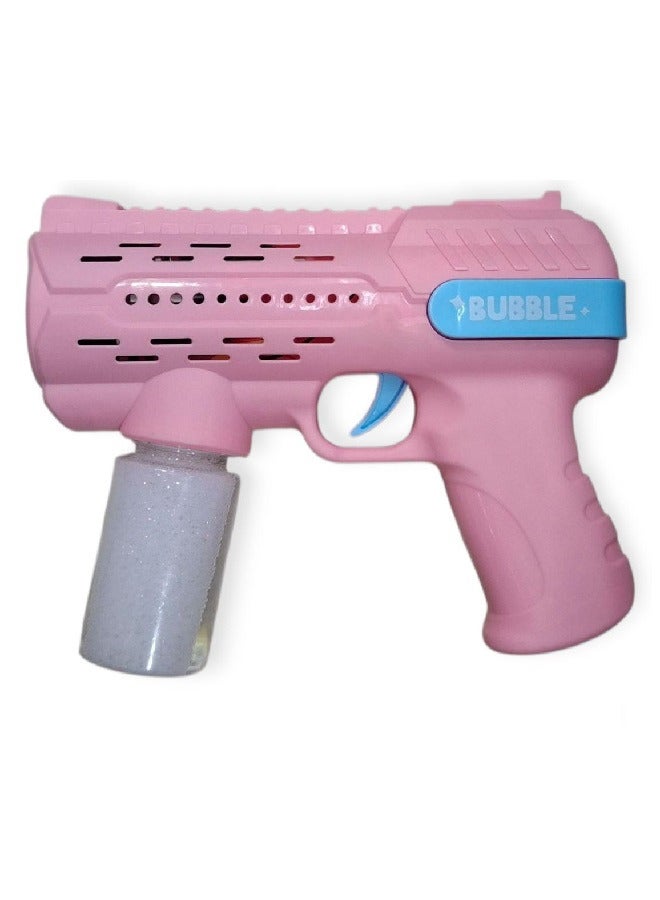 Bubble Gun Children's Bubble Machine Bubble Machine Bubbles Electric with Tank Automatic Soap Bubbles Maker Machine for Kids Toy 2026 Pink - Image 1