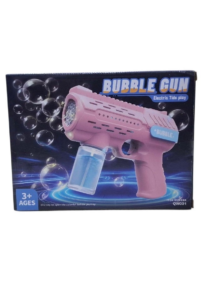 Bubble Gun Children's Bubble Machine Bubble Machine Bubbles Electric with Tank Automatic Soap Bubbles Maker Machine for Kids Toy 2026 Pink - Image 2
