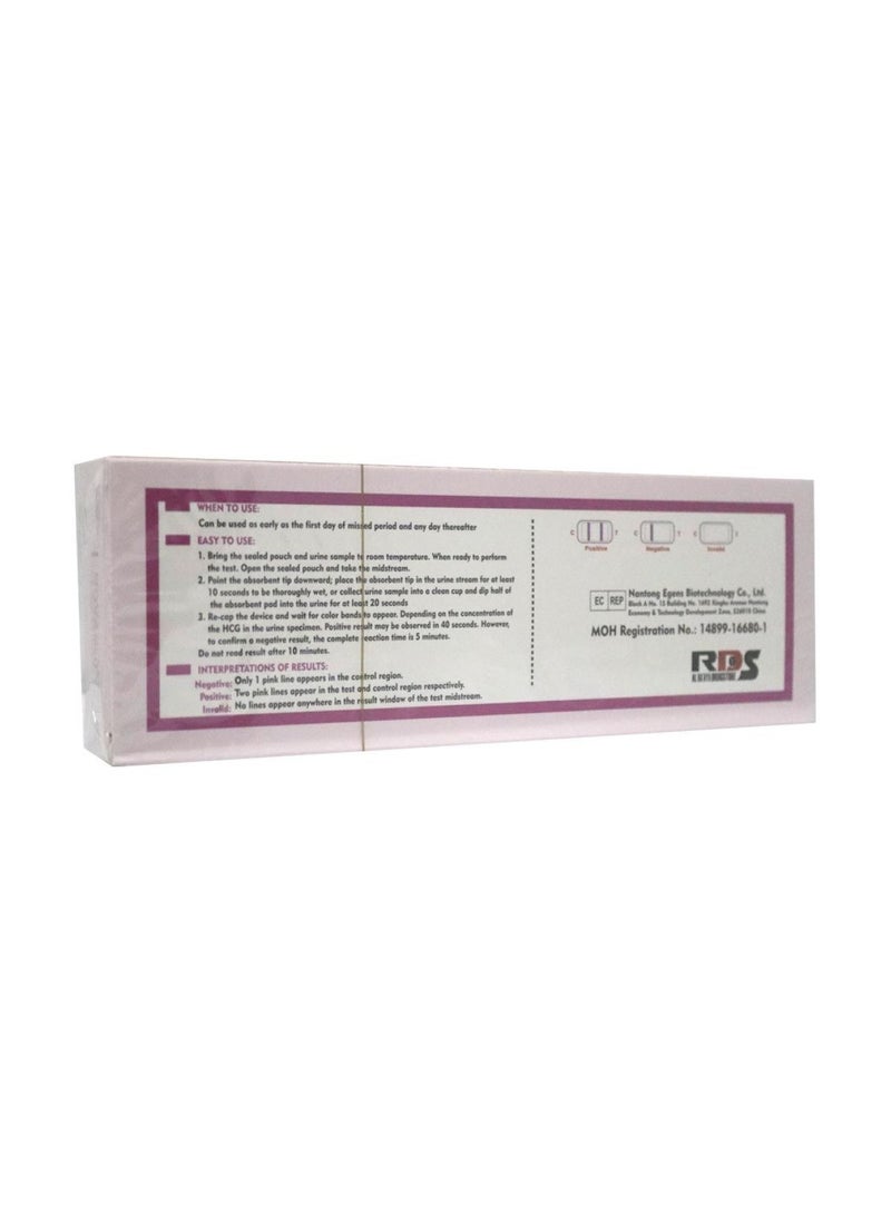 NOVAMED - Midstream One Step Pregnancy Test 1's - Image 1