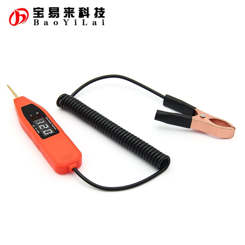 قلم اختبار جهد كهربائي للسيارة قلم اختبار دائرة جهد السيارة دائرة تشغيل وإيقاف - Image 5