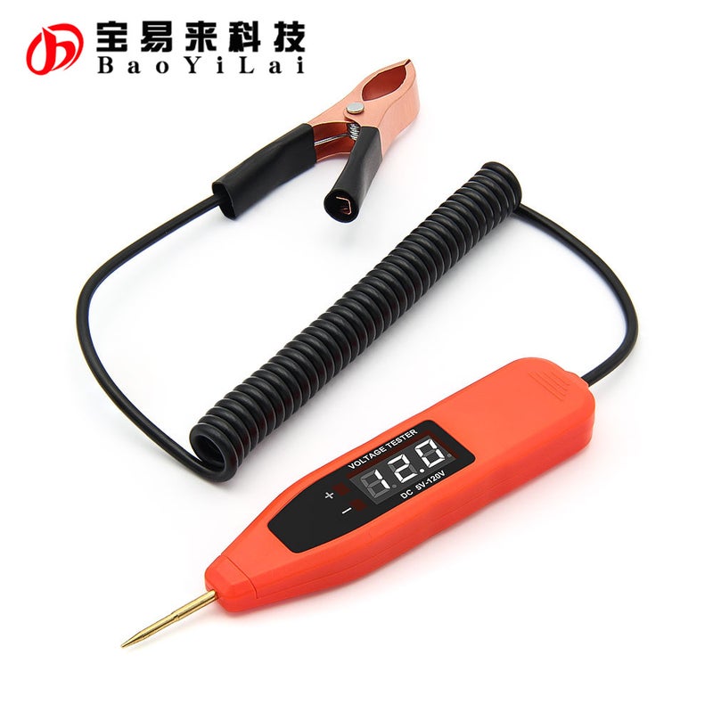 قلم اختبار جهد كهربائي للسيارة قلم اختبار دائرة جهد السيارة دائرة تشغيل وإيقاف - Image 3