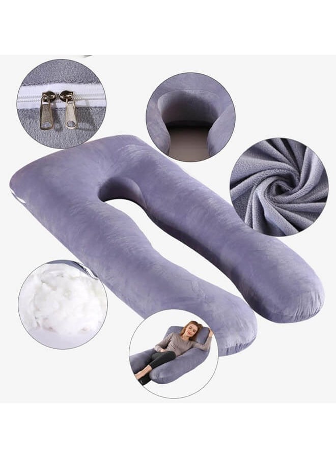 Riolio U-Shaped Pregnancy Pillow Full Body Maternity Support Pillow(125x 72cm)  - Image 5