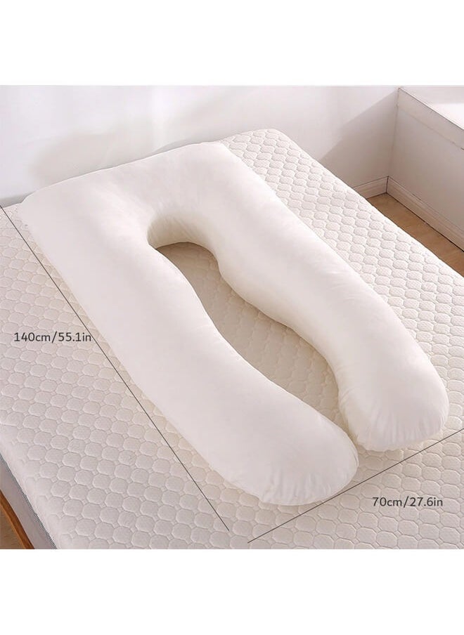 Riolio - U-Shaped Pregnancy Pillow Full Body Maternity Support Pillow(125x 72cm) - Image 1