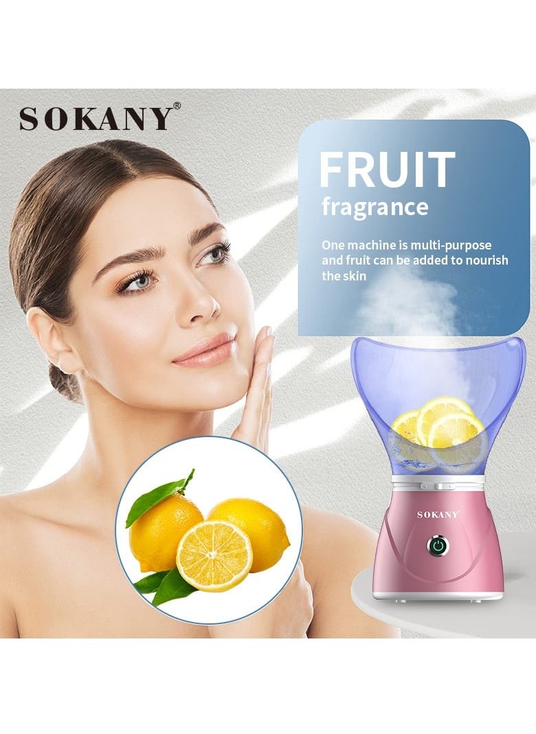 Prime Face Steamer Facial Steamer Nano Ionic Hot and Cold Mist Humidifier, Face Steamer Sauna for Facial Deep Cleaning Pores, Face Steamer Inhaler SPA Moisturizing Atomizer for Dry Skin  - Image 2