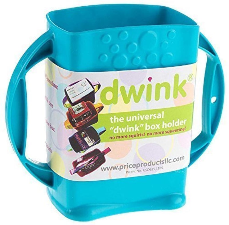 Dwink Universal Juice Pouch Milk Box Holder (Teal)
