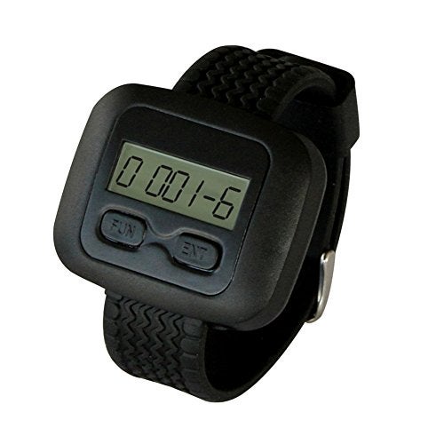 SINGCALL Wireless Pager Calling System Restaurant Paging Systems, Wrist Receiver APE6600 Work with Single and Mulit Buttons Can't Be Used Alone - Image 3