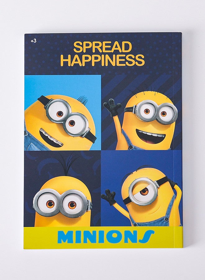 ترو كير دفتر ملاحظات أصفر بطبعة المينيونز للسعادة - Image 1