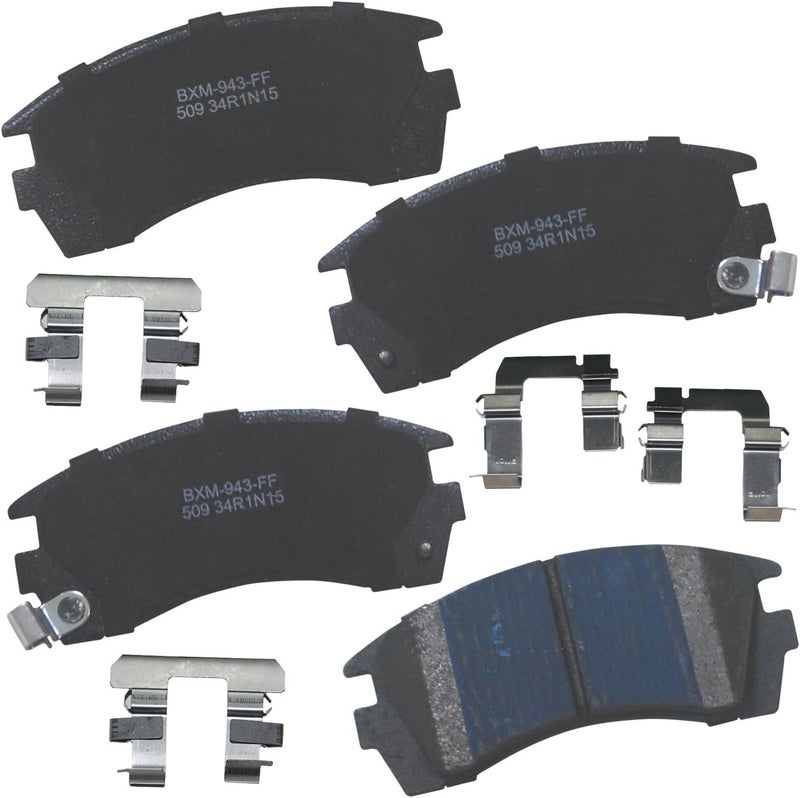 Bendix Premium SBM509 Semi-Metallic Front Brake Pads for Nissan NX 1991, Sentra 1994-1991 - Image 1