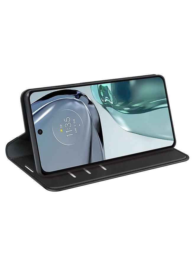 اس-توب جراب لهاتف Motorola G62 5G جراب هاتف جلدي مغناطيسي بتصميم ريترو - Image 5