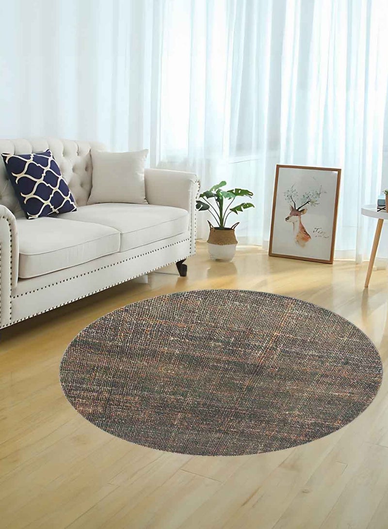 EVELYN - JUTE RUG - 120 CM ROUND - OLIVE - Image 1