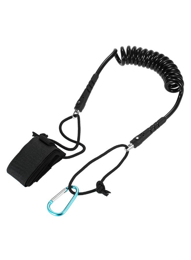 NIBEMINENT Kayak Canoe Coiled Safety Leash 40cm - Image 1