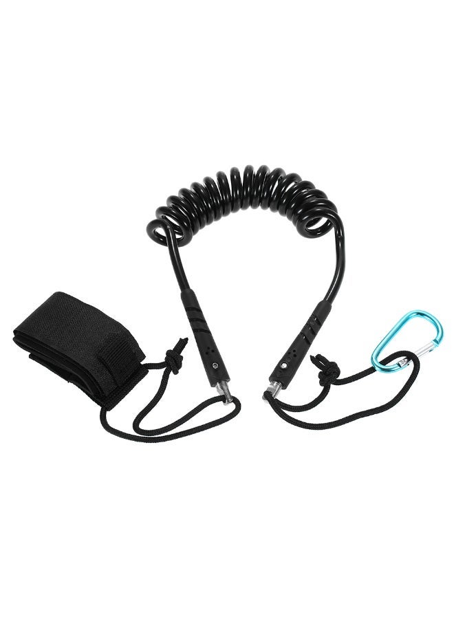 NIBEMINENT Kayak Canoe Coiled Safety Leash 40cm - Image 2