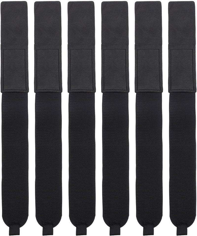 Kikumi NOENN6 Pcs Ski Strap Fasteners Adjustable Nylon Cotton Ski Wraps Ties for Carrying - Image 1